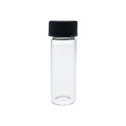 144pk 2 Dram Small Glass Vials with Screw On Cap, Hobby and Craft Lab Sample Vial Set - size: 2 Dram