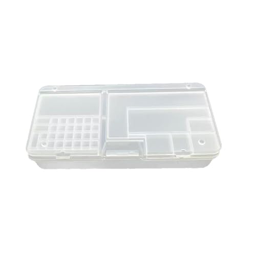 2 Pack Phone Repair Module Organizer Precision Component Storage Case Container Box Compartment Collector For iPhone Tiny Screws Screen Replacement Motherboard IC Chips Screwdriver Tool Parts