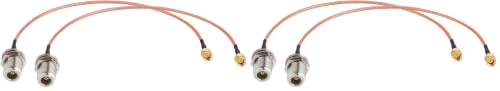 Superbat SMA to N Adapter Cable 12inch Low Loss RG316 SMA Male to N Female Bulkhead Coax Jumper (2Pcs) for 3G/4G/LTE Lora Gateway Hotspot Radio ADS-B Receiver (Pack of 2) - size: 30cm/12inch (Pack of 2), style: sma male to n female