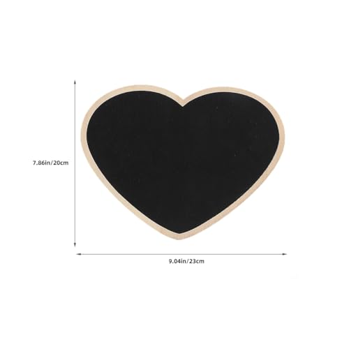 Scicalife Chalkboard Sign with Stand Small Standing Chalkboard Vertical Writing Board for Kids Painting Wedding Message Memo Tabletop Decor 9.05 X 7.87 X 0.78 in