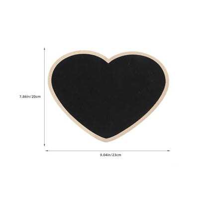 Scicalife Chalkboard Sign with Stand Small Standing Chalkboard Vertical Writing Board for Kids Painting Wedding Message Memo Tabletop Decor 9.05 X 7.87 X 0.78 in