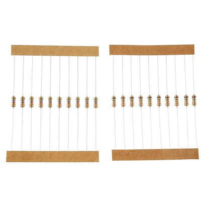 150 Values 1500 Pieces Resistor Kit 0 Ohm-10M Ohm 1/4W 5% - style: 1/4W 5% 1500 PCS