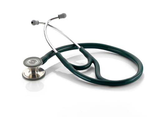 ADC Adscope 601 Convertible Cardiology Stethoscope, AFD Tunable Technology - color: Dark Green