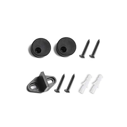 SMARTSTANDARD Sliding Barn Door Hardware Hangers 2pcs (Black) (I Shape Hangers) - style: I