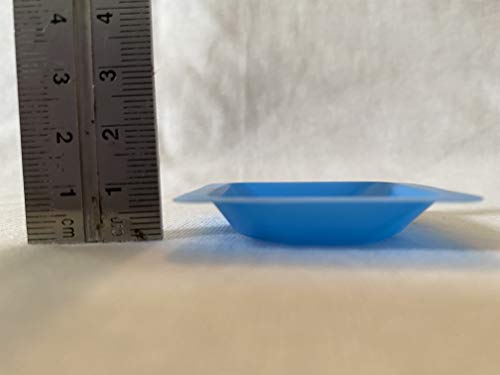 Standard Weighing Boats, W-S46-BL-50, 46mm, Small, Blue, Pack of 50