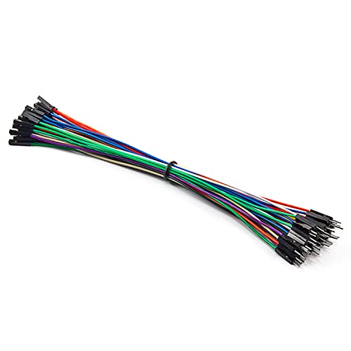 Chanzon 40pcs 20cm Long Male to Female Header Jumper Wire Dupont Cable Line - color: (2) Male to Female (40pcs), size: 20CM