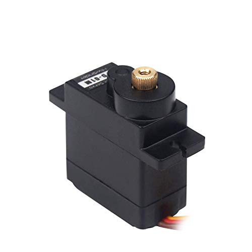 9G Servo Micro servo Metal Gear Motor Anti Blocking Servo for Robots DIY, LFD-01M, 1PCS - style: 1PC
