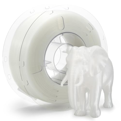 VOXELAB HS PLA+ Filament 1.75mm, High Speed PLA Plus 3D Printer Filament, 1kg (2.2lbs) for Most FDM 3D Printers, Enhanced Toughness & Smooth Printing, Superior Layer Adhesion(Natural) - color: Hs Pla+natural