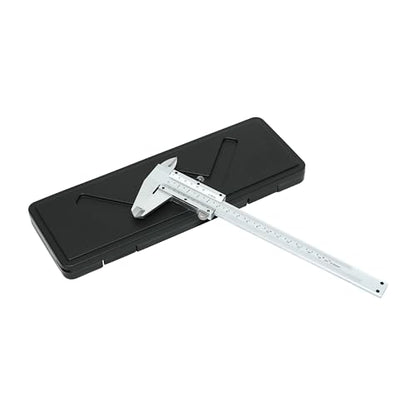 HFS Inch & Metric Vernier Caliper, 0-6Inch/0-150mm Measuring Tool - size: 0-6"/0-150mm carbon steel
