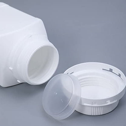 Othmro 250ml/8.5oz Plastic Lab Chemical Reagent Bottles,8pcs 40mmx115mm(IDxH) Square Wide Mouth Liquid/Solid Sample Storage Container Sealing Bottles Blue with Anti-theft Cap - color: 8Pcs 8oz