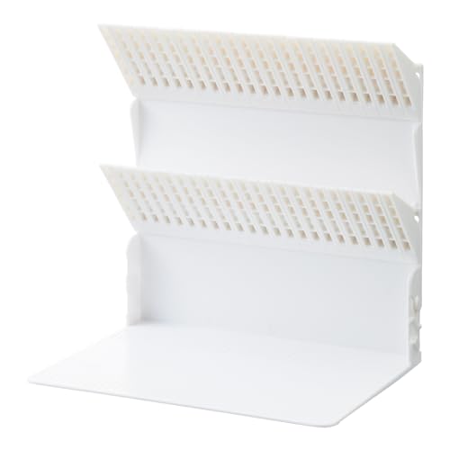 Lihit Lab A3577-0 Single Book Stand Bookend A4 White - color: White, size: Normal: Width: Approx. 7.9 inches (2, style: A4