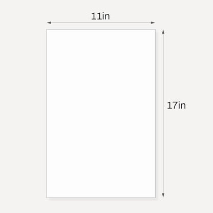 Somime 10 Pack Backing Boards, 11x17 Acid-Free Uncut White Mat Boards - size: 11X17