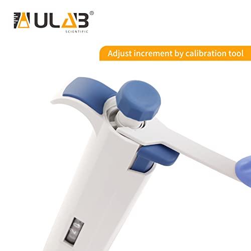 ULAB Single Channel Pipettor, Adjustable Volume Micro Pipettes, Vol.Range.2-20μl, ULH1017 - style: 2-20μl