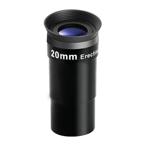 20mm Erecting Eyepiece with Broad View for Astronomys Telescopes, 1.25inch Comfort Fit