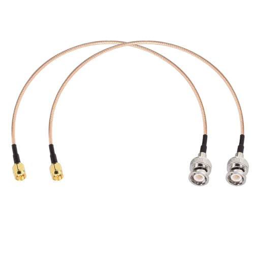 Superbat BNC Male to SMA Male Connectors 1ft RG316 Coaxial Cable 2-Pack