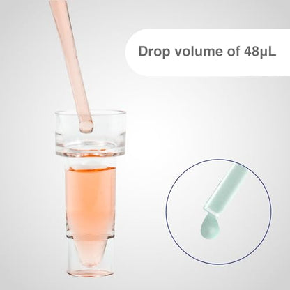 Transfer Pipettes 3ml to 7ml Clear with Graduation Droppers, Plastic Droppers for Liquid or Essential Oils [Pack of 500] - size: 7mL - 500pcs