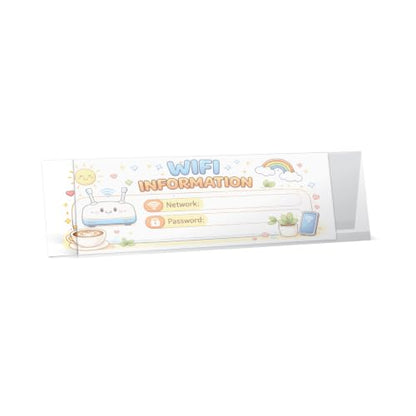 C-Line Medium Rigid Plastic Name Tent Card Holders, Clear, 25/Pack (87597) - size: 2-1/2 x 8-1/2 Inches