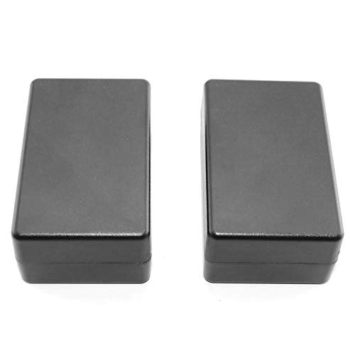 DGZZI Electrical Junction Box 4PCS Electric Plastic Black Waterproof Project Junction Case 3.15x1.97x1.38 inches(80x50x35mm) - size: 3.15" x 1.97" x 1.38"