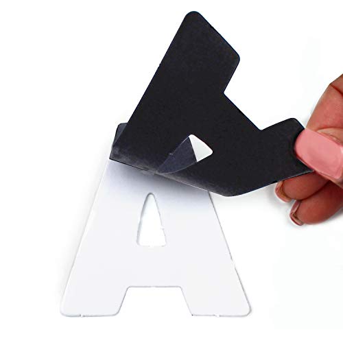 ArtSkills Poster Letters 2.5” Paper Letters for Poster Board Projects, Classroom Bulletin Boards, Sign Making Supplies, Black & White, 335 Pieces - color: Black/White, size: 2.5 in