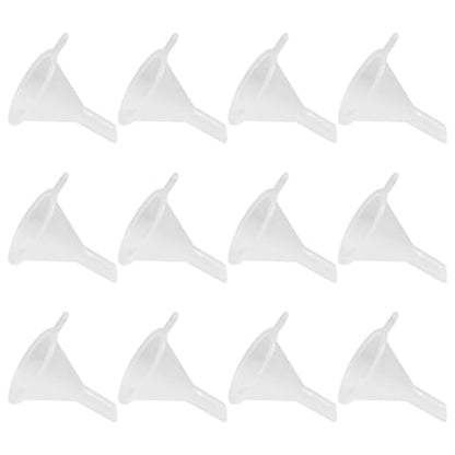 Mini Funnel, Clear Plastic, 50 Pcs