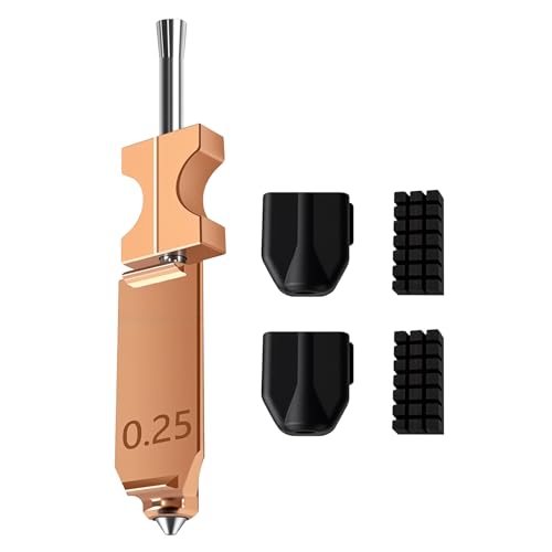 Nozzles for Flashforge AD5X 0.25mm, Nozzle Kit with Silicone Socks & Nozzle Wipers, 3D Printer Accessories - color: 0.25 mm