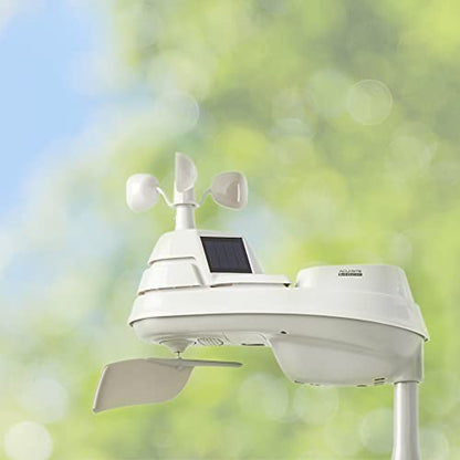 AcuRite Iris PRO+ (5-in-1) Weather Sensor with Rain Gauge, Wind Speed, Wind Direction, Temperature and Humidity (06014M) - color: Dual Solar Panel