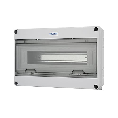 MOLLOM 15 Way Circuit Breaker MCB Distribution Protection Box - color: HT, size: 15Way | 315x110x210 MM