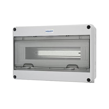 MOLLOM 15 Way Circuit Breaker MCB Distribution Protection Box - color: HT, size: 15Way | 315x110x210 MM