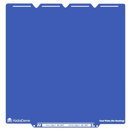 Cool Plate for Snapmaker U1 Build Plate Low Temperature PEI Sheet 276X293mm - size: For Snapmaker U1, style: Smooth