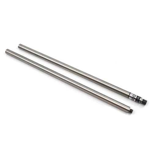 Eisco Labs - Lab Stand - Chemistry Lab Equipment - 3 Piece 2.78lbs Retort Base & 2 Part Rod Set, Base: 8"x5.5", Assembled Rod: 23"L x 12mm Dia - Heavy Duty Corrosion Resistant Steel, Support Stand