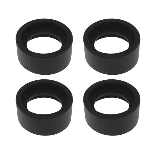 4Pcs 2 Pair 32-36mm Eyepiece Cover Eyepiece Binocular Eye Cups Guard Cups Stereo Microscope Accessory for Stereo Microscope, Soft Rubber, Flat Angle
