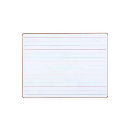 Magnetic Dry Erase White Board Lined Lapboard for Students 1 Pack 12" x 9"
