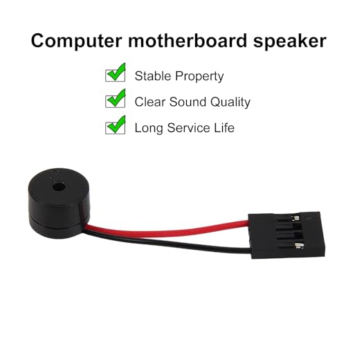 10Pcs Mini Plug Speaker Active Buzzer 3V 5V 12V Long Continous Beep Tone for PC Interanal BIOS Computer Motherboard Onboard Case Buzzer Board Beep Alarm - color: 10pcs 3V 5V 12V