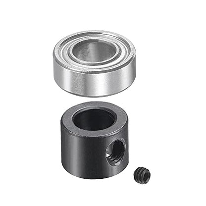 uxcell 5pcs Bearings Accessory Kit, 1/4" I.D. 1/2" OD Ball Bearing