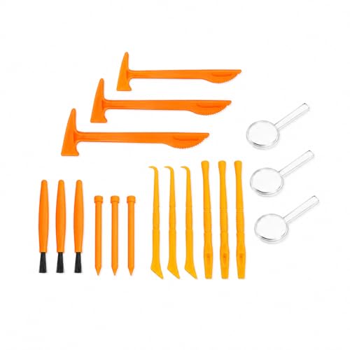 IMIKEYA Kids Excavation Tools, 3 Sets, Plastic