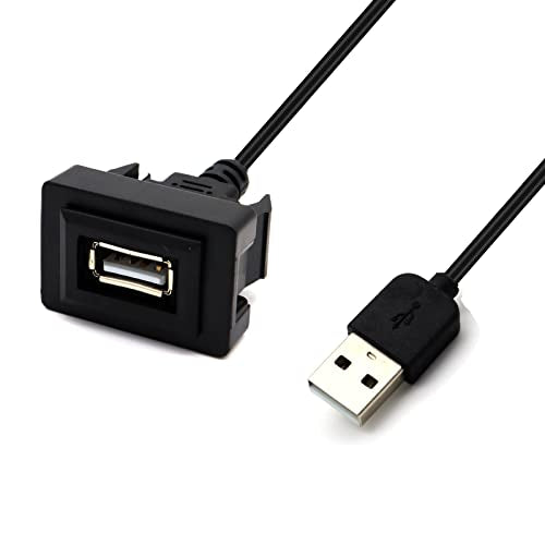 MOTONG Male to Female USB Cable Adapter for Toyota VIOS/ALTIS (32 * 20mm)