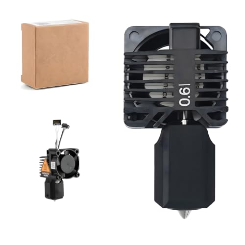 Hotend Complete Kit for Bambu Lab P1S P1P, 0.6mm Hardened Steel