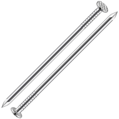 Wensilon (9 pcs)5 inch Stainless Steel 304 Nails, Hanging Nails, Wall Nails, Dowels, Long Nails - color: Ss, size: 5