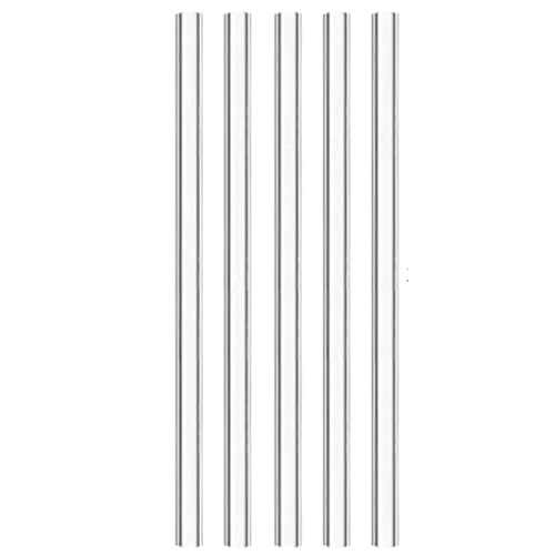 5Pcs 200mm OD=15mm Quartz Glass Tube Thcik=1.0mm L=20cm Made By Vycor Glasses Lab Glassware - size: OD=15mm 5Pcs