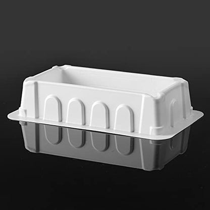 25ml Reagent Reservoir - RNase/DNase Free & Pyrogen Safe, Polystyrene, White, (Case of 100) - size: 25ml (Case of 100)