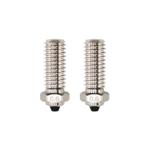 Official QIDI Q1 Pro 0.6mm Bimetal Nozzle (2PCS) - size: 0.6 mm, style: Q1 pro