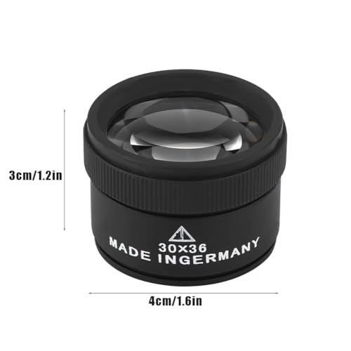 30X Coin Magnifying Glass, Portable Jewelry Loupe