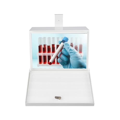 POCHAR Stainless Steel Door-Hanging Specimen Lock Box for Medical Labs