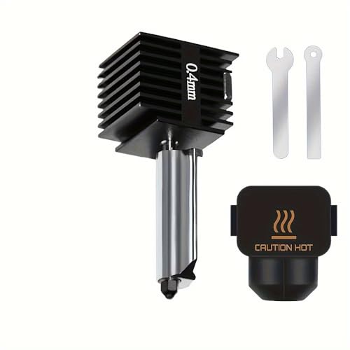 2 Pack 0.4mm Hardened Steel Nozzle Hotend Kit for Bambu Lab A1 & A1 Mini - size: 2PK（0.4mm+0.4mm）