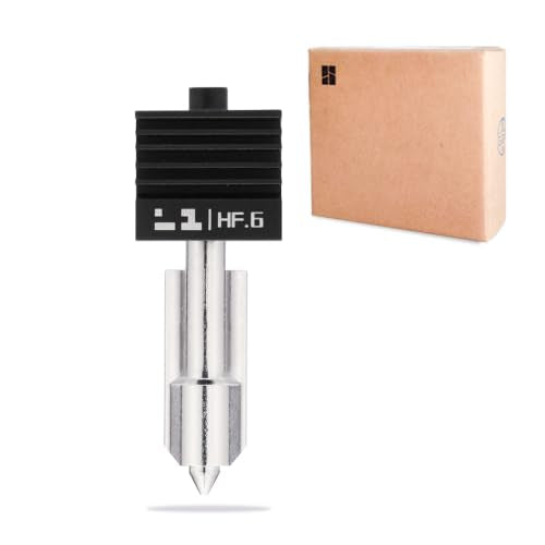 Bamboo Lab Original H2D High Flow Hotend with Hardened Steel Nozzle High Temp Extruder Hot End Replacement for Bambu Lab H2D Combo/H2D Laser (0.6MM) - size: 0.6MM