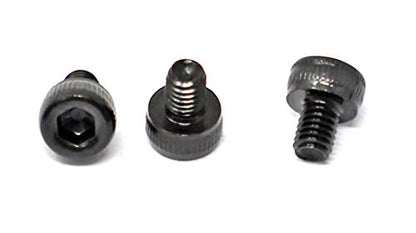 iexcell 100 Pcs M3 x 4mm Thread Pitch 0.5 mm Alloy Steel 12.9 Grade Hex Socket Head Cap Screws Bolts Kit, Black Oxide Finish - size: M3 x 4mm