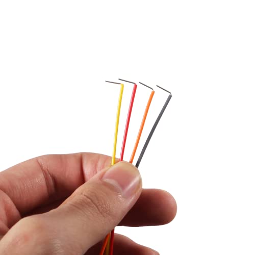 840 Pieces Breadboard Jumper Wire Cables Kit 14 Vaules Assorted Jumper Wire Connecting Line Cables for Breadboard Prototyping Flexible Circuits - size: 840pcs