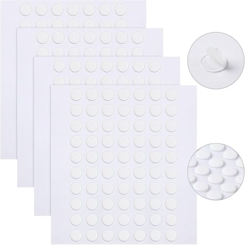 JANYUN 6 mm Sticky Dots,140 Pcs Round Putty Clear Tape for DIY Crafts - size: 6mm Round 140pcs