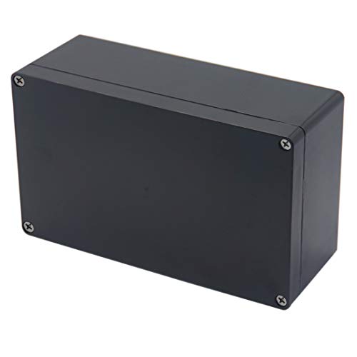 Project Box ABS Plastic Black Electrical Boxes IP65 Waterproof DIY Electronic Junction Box Power Enclosure 7.87 x4.72 x2.95 inch (200x120x75 mm) - color: Black, size: 7.87"x4.72"x2.95"
