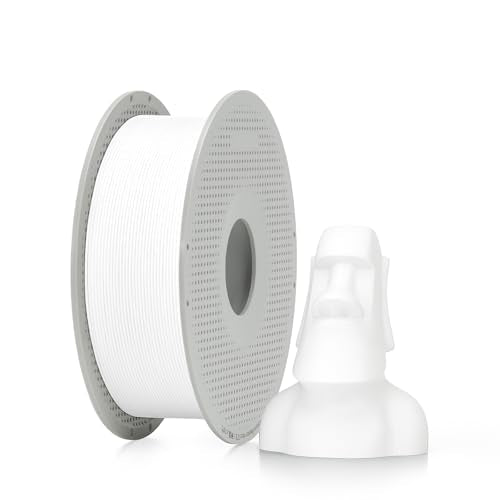 Bambu Lab PLA Matte 3D Printer Filament 1.75mm RFID 1kg with Spool, Ivory White - color: Ivory White, size: With Spool
